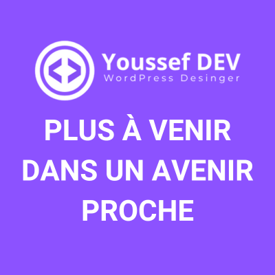 Plus à venir dans un avenir proche